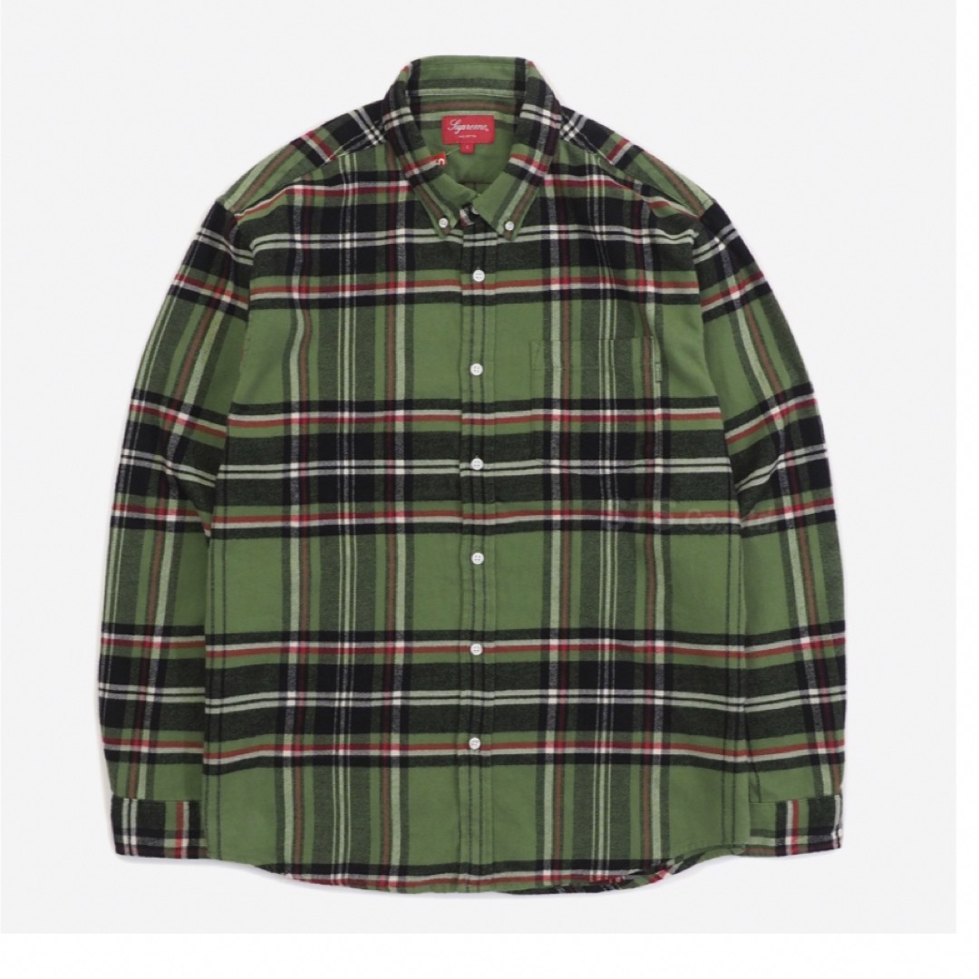 19AW Supreme Tartan Flannel Shirt XL