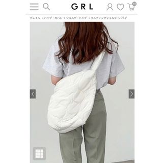 グレイル(GRL)のGRLキルティングショルダーバッグ[tr591](リュック/バックパック)