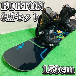 バートン(BURTON)の大人気 バートン 豪華3点セット メンズ スノーボード 153cm メイヘム(ボード)