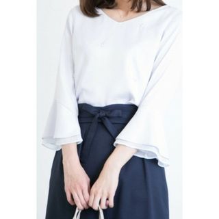 プロポーションボディドレッシング(PROPORTION BODY DRESSING)の《PROPORTION》プチビジューベルブラウス(シャツ/ブラウス(長袖/七分))