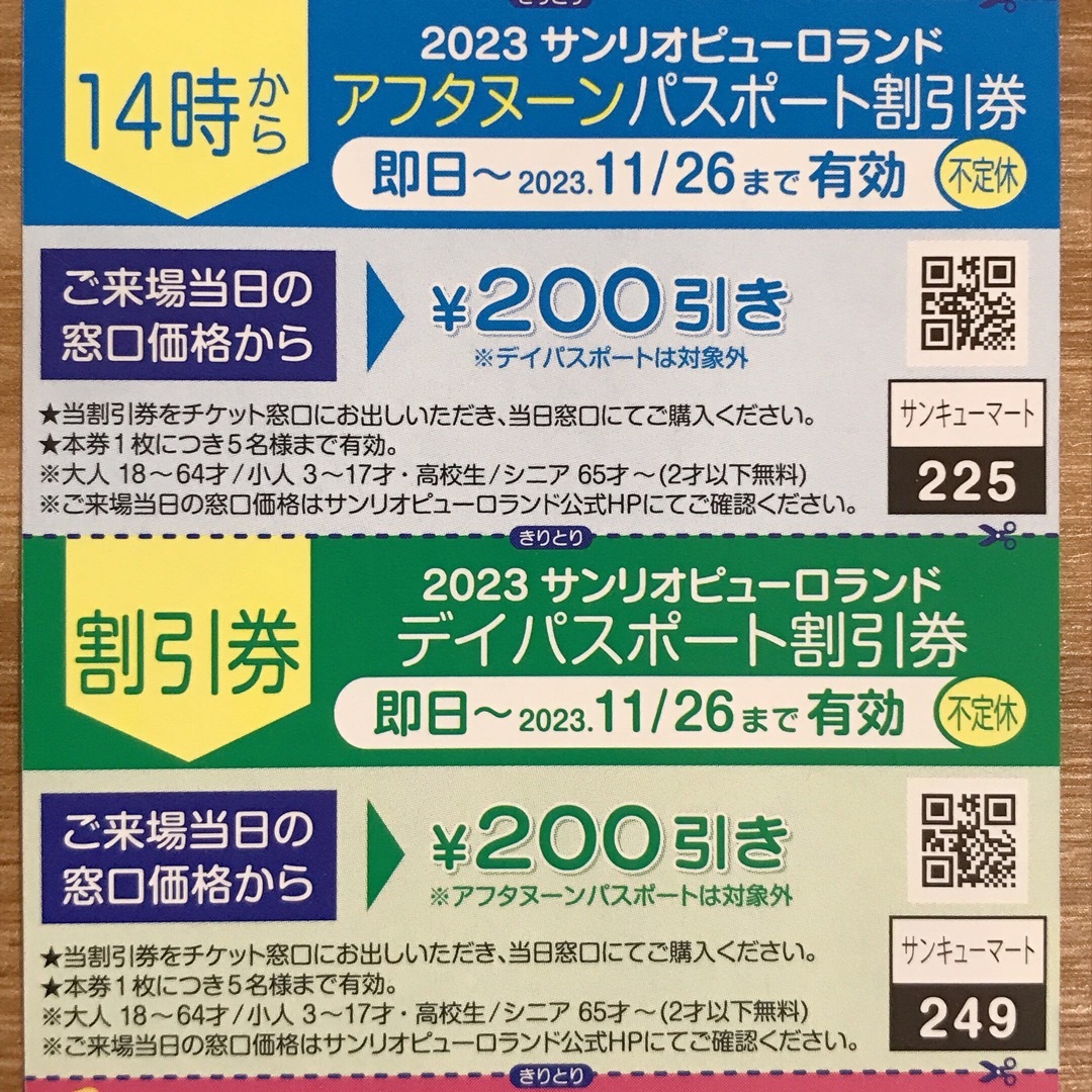 サンリオ - 【匿名配送】サンリオピューロランド 特別割引券 2023の