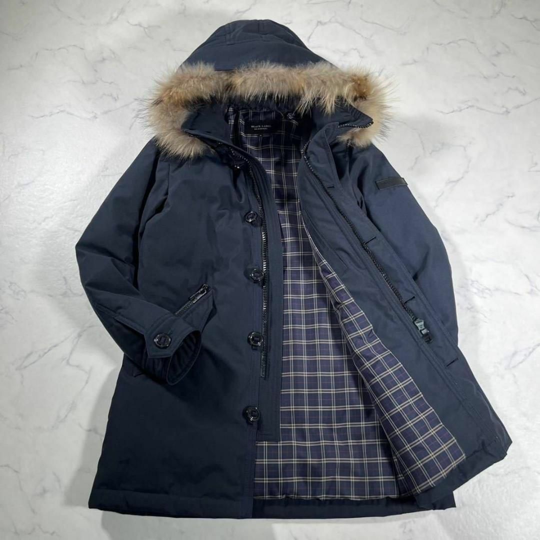 新品 美品 BURBERRY BLACK LABEL ダウンジャケット チェック - ダウン 新品 美品 BURBERRY BLACK LABEL ダウンジャケット チェック - ダウン