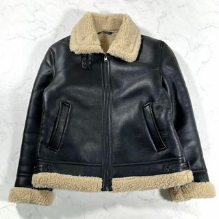 ZARA ザラ フェイクムートンジャケット B-3 サイズXL ブラウン