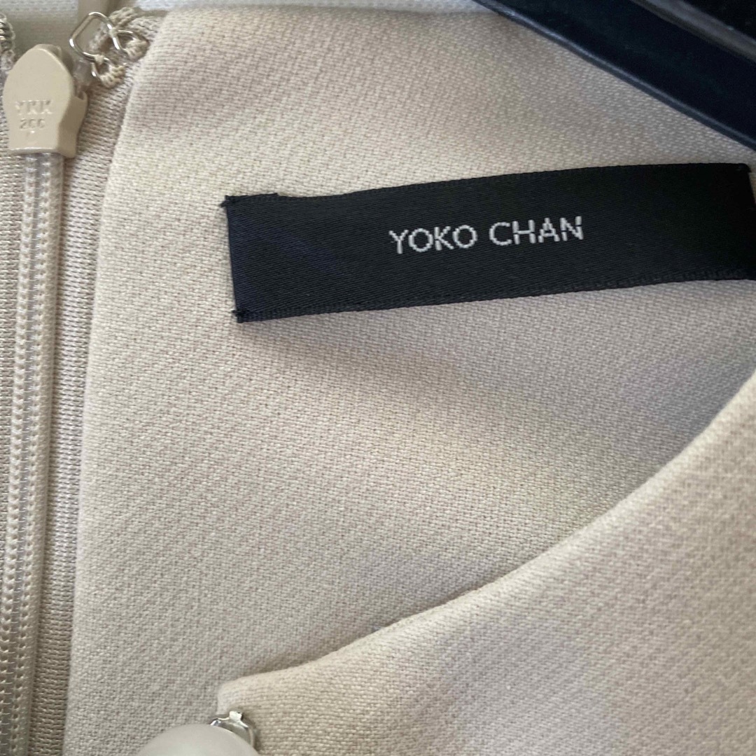 YOKO CHAN(ヨーコチャン)のYOKO CHAN ヨーコチャン ティアードスリーブパールドレス レディースのワンピース(ひざ丈ワンピース)の商品写真