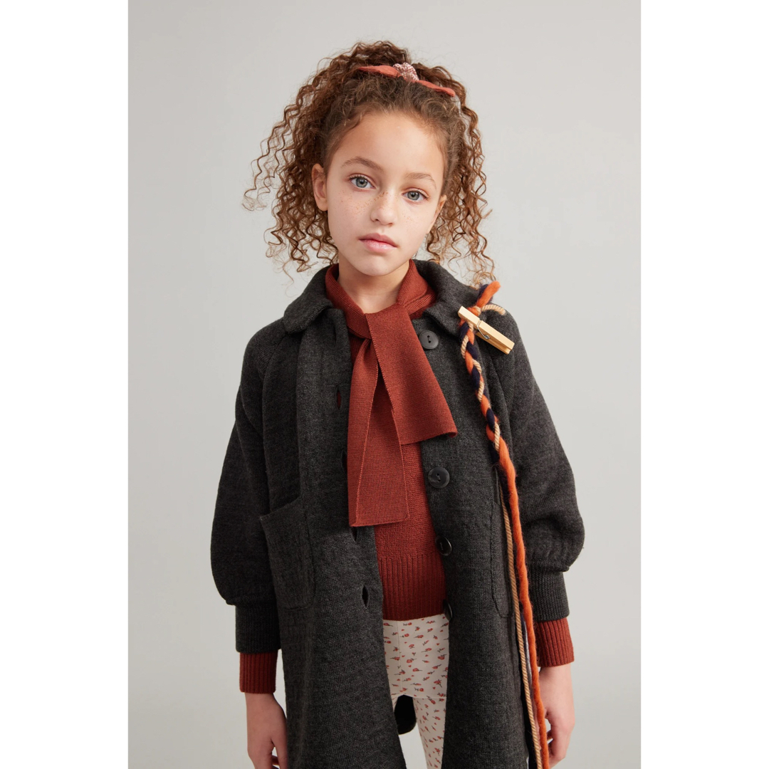 SOOR PLOOM(ソーアプルーム)のsoor ploom Ruth Coat Soot 6y 今季 キッズ/ベビー/マタニティのキッズ服女の子用(90cm~)(コート)の商品写真