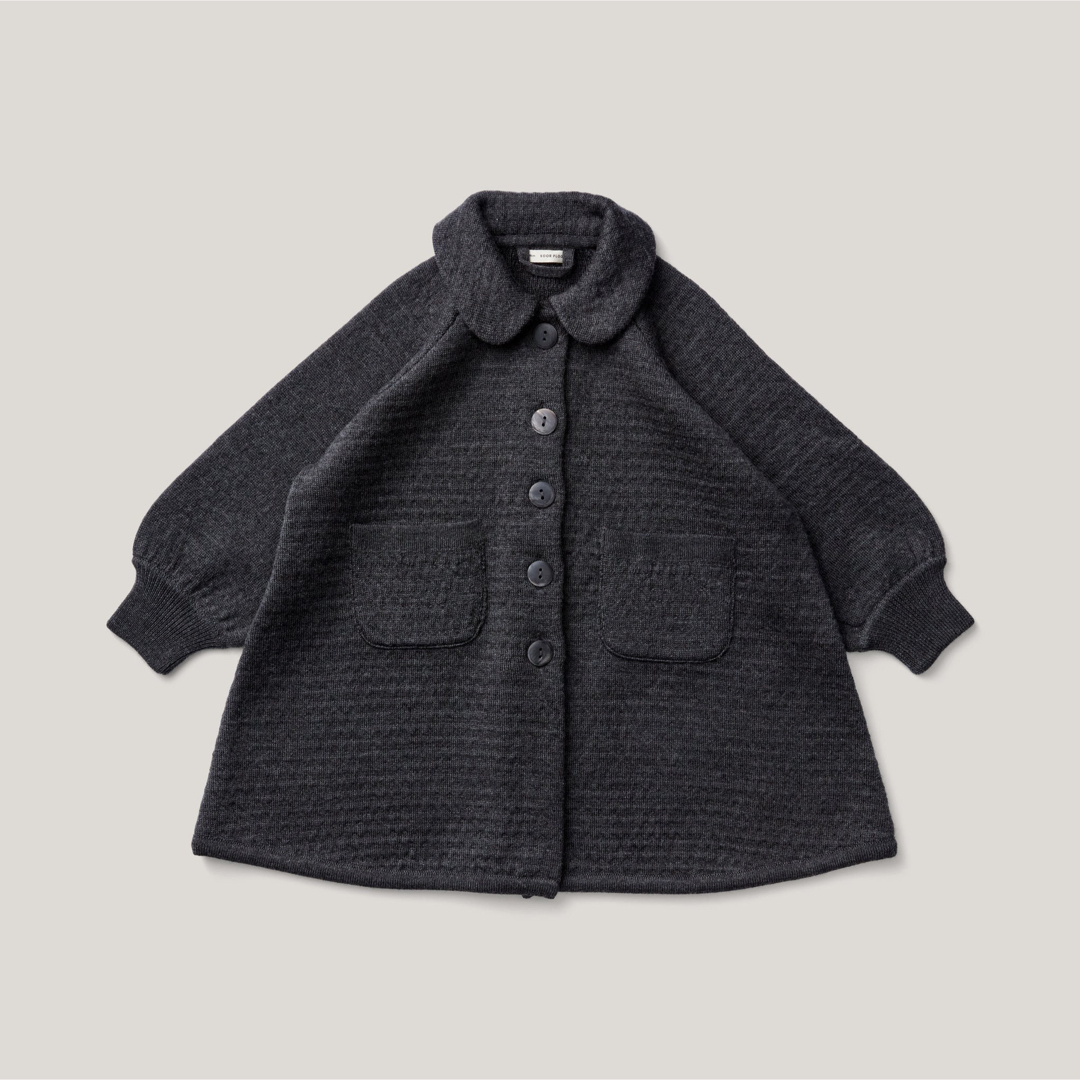 SOOR PLOOM(ソーアプルーム)のsoor ploom Ruth Coat Soot 6y 今季 キッズ/ベビー/マタニティのキッズ服女の子用(90cm~)(コート)の商品写真