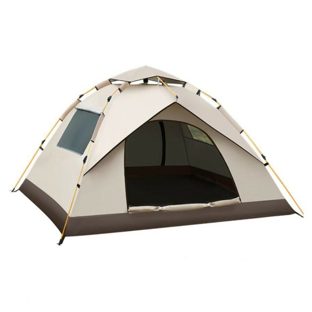 ワンタッチで簡単設置ドーム型テント
