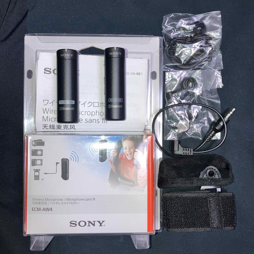 SONY(ソニー)のワイヤレスマイクロホンECM-AW4 楽器のレコーディング/PA機器(マイク)の商品写真