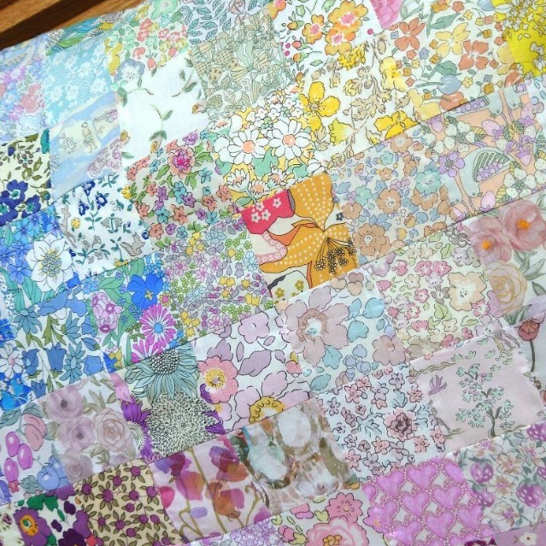 ハンドメイド♡リバティ144枚クッションカバーの通販 by まちまち屋