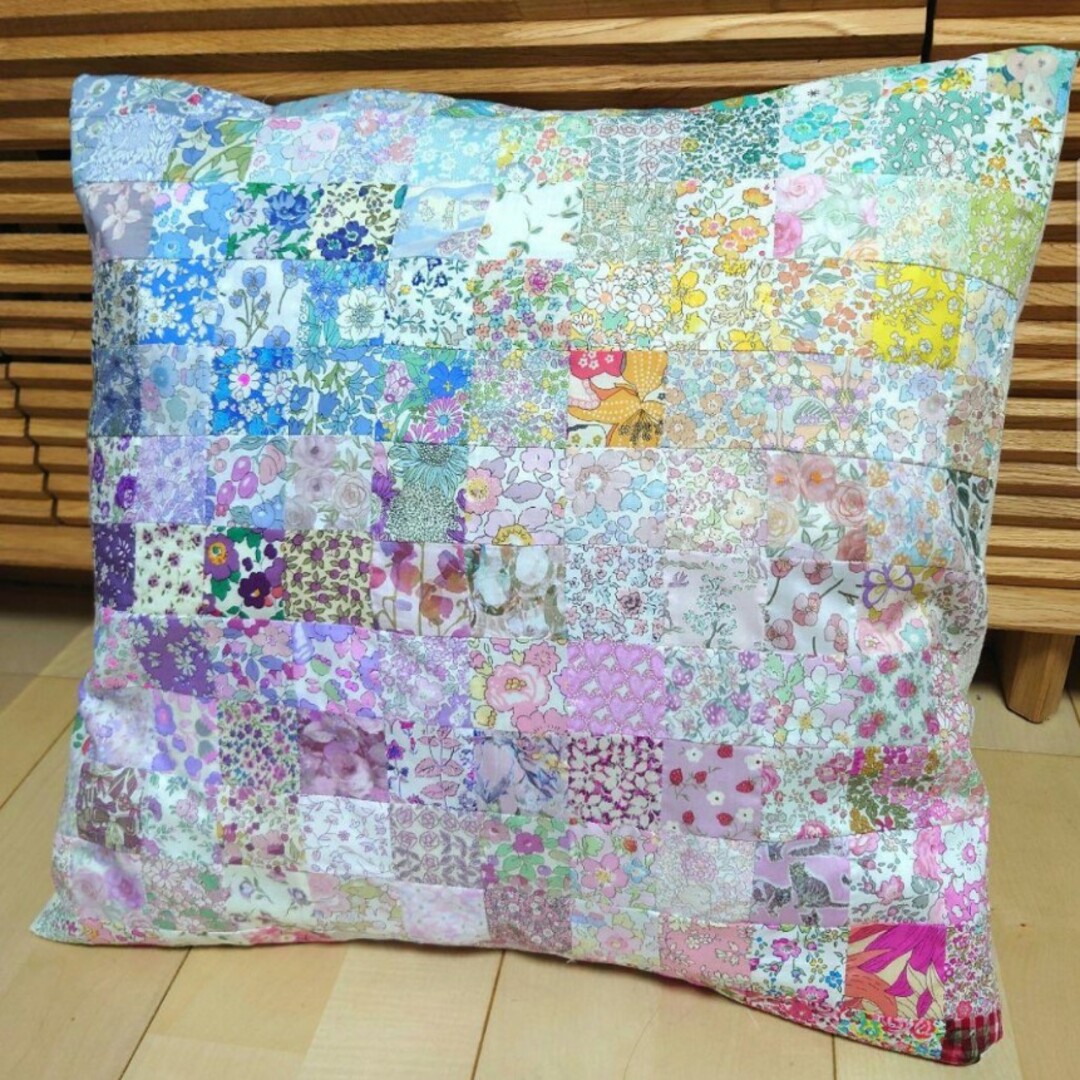 ハンドメイド♡リバティ144枚クッションカバーの通販 by まちまち屋