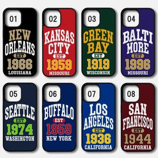 新品 iPhoneケース アイフォンケース NFL アメフト ユニフォーム 色②(アメリカンフットボール)