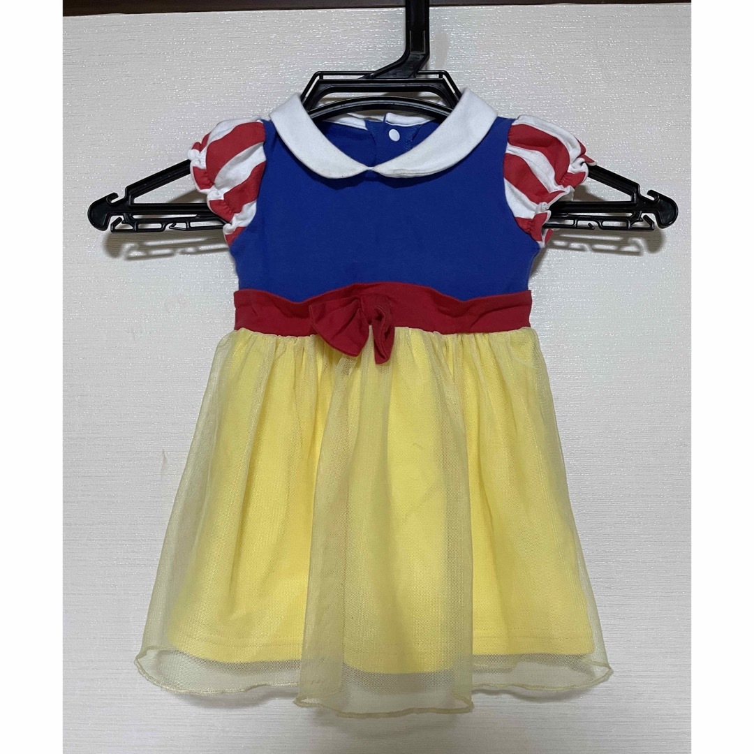 白雪姫　ハロウィン　コスプレ衣装　70 ディズニー キッズ/ベビー/マタニティのベビー服(~85cm)(ワンピース)の商品写真
