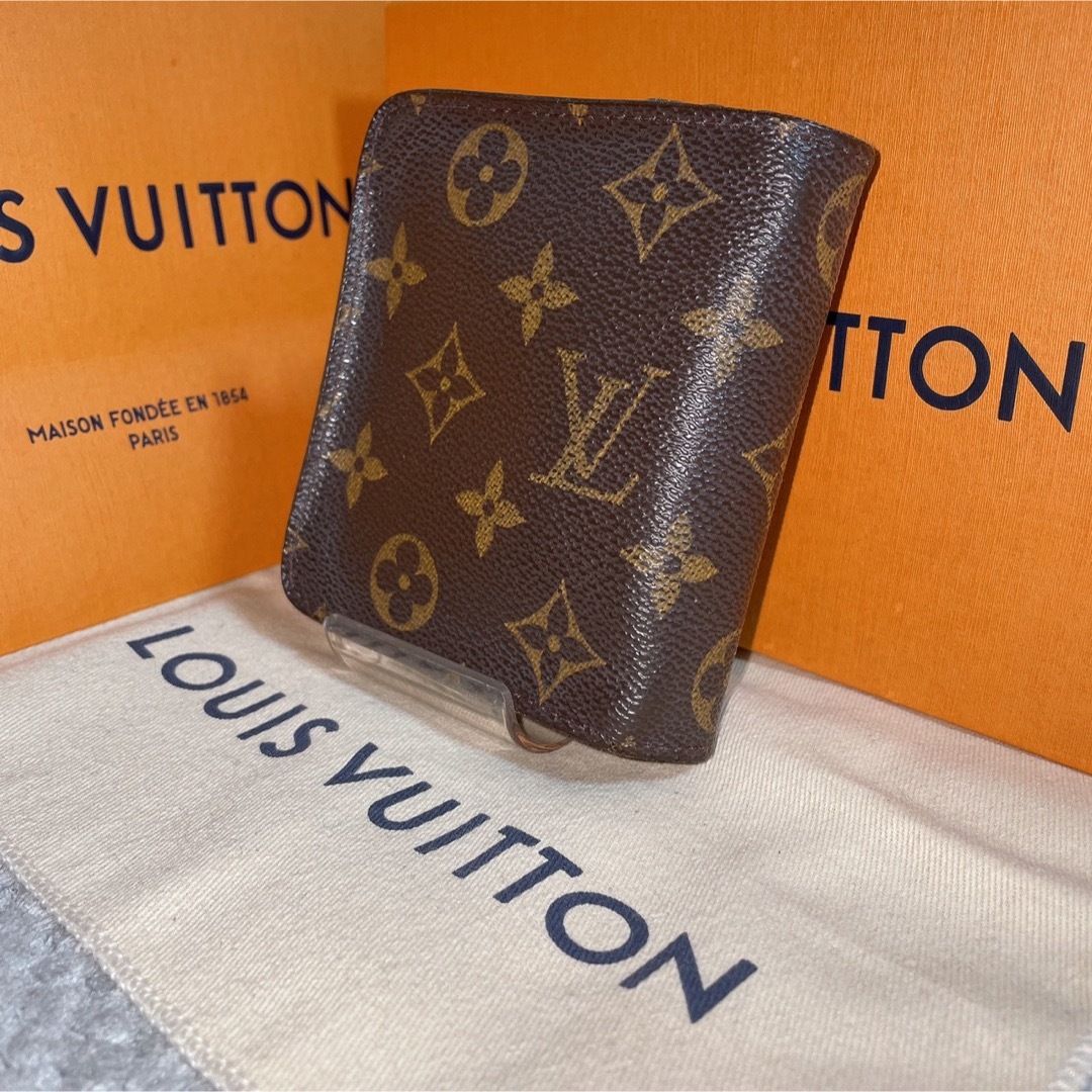 LOUIS VUITTON - 【美品】 ルイヴィトン コンパクトジップ モノグラム