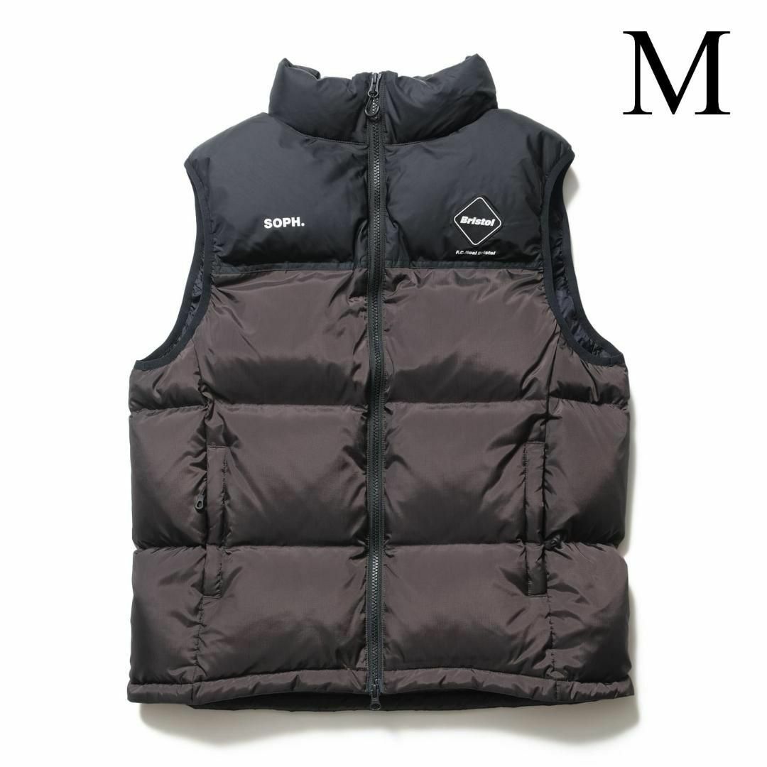 M  FCRB 23AW DOWN VEST ブラウン　ダウンベスト　ブリストル