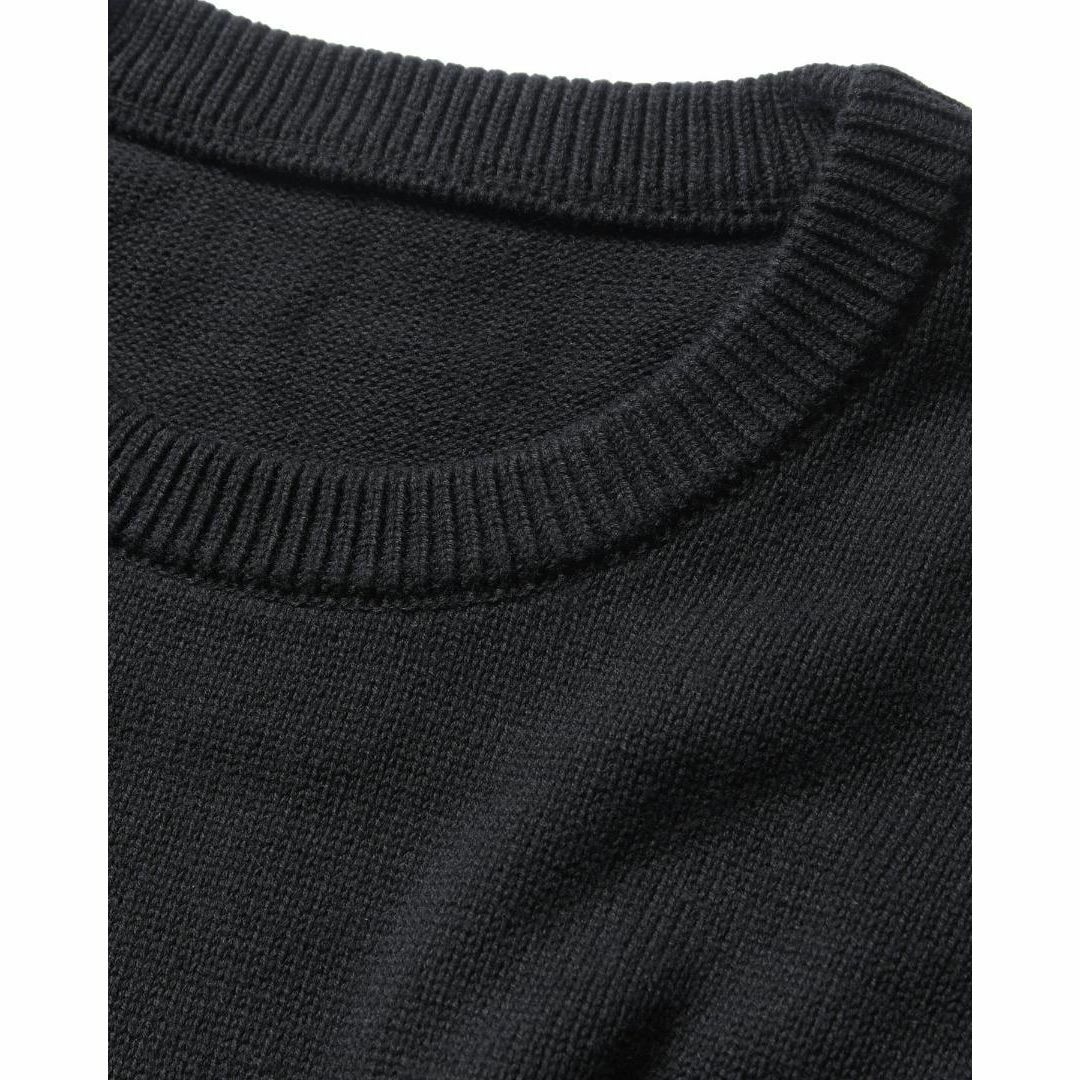 L FCRB 23AW BIG LOGO CREWNECK KNIT 白-