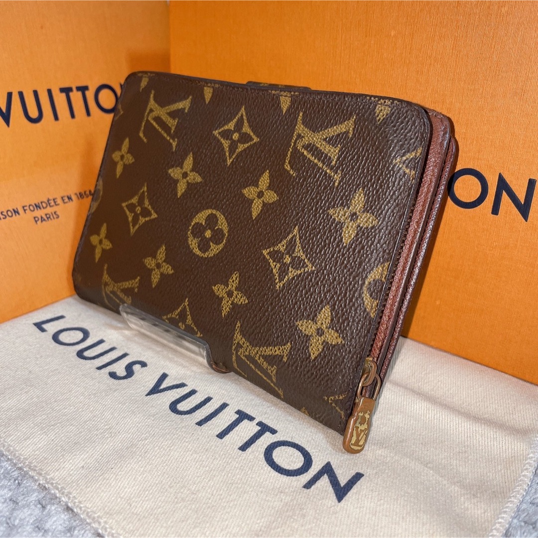 LOUIS VUITTON - 【美品】ルイヴィトン ポルトパピエジップ モノグラム