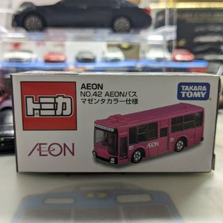 イオン(AEON)のNo.42 AEONバス マゼンタカラー仕様 （マゼンタ） イオン限定 （1/1(ミニカー)