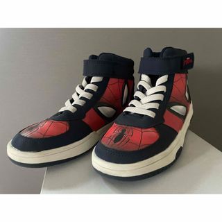 エイチアンドエム(H&M)のMARVEL スパイダーマン　ハイカットスニーカー    20.5cm(スニーカー)