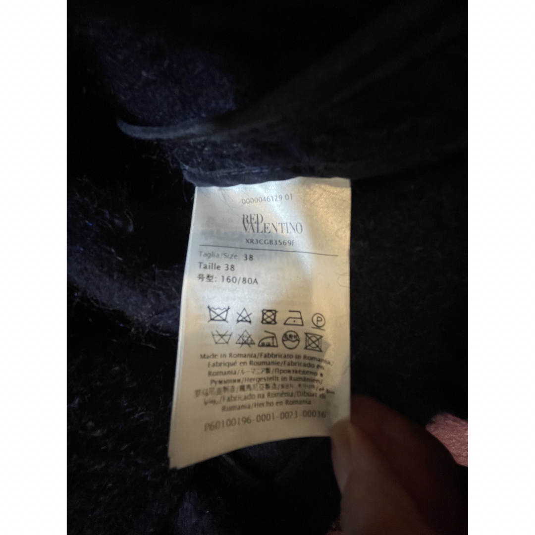 RED VALENTINO - REDValentino ポンチョ ネイビー 38 タグありの RED VALENTINO - REDValentino ポンチョ ネイビー 38 タグありの