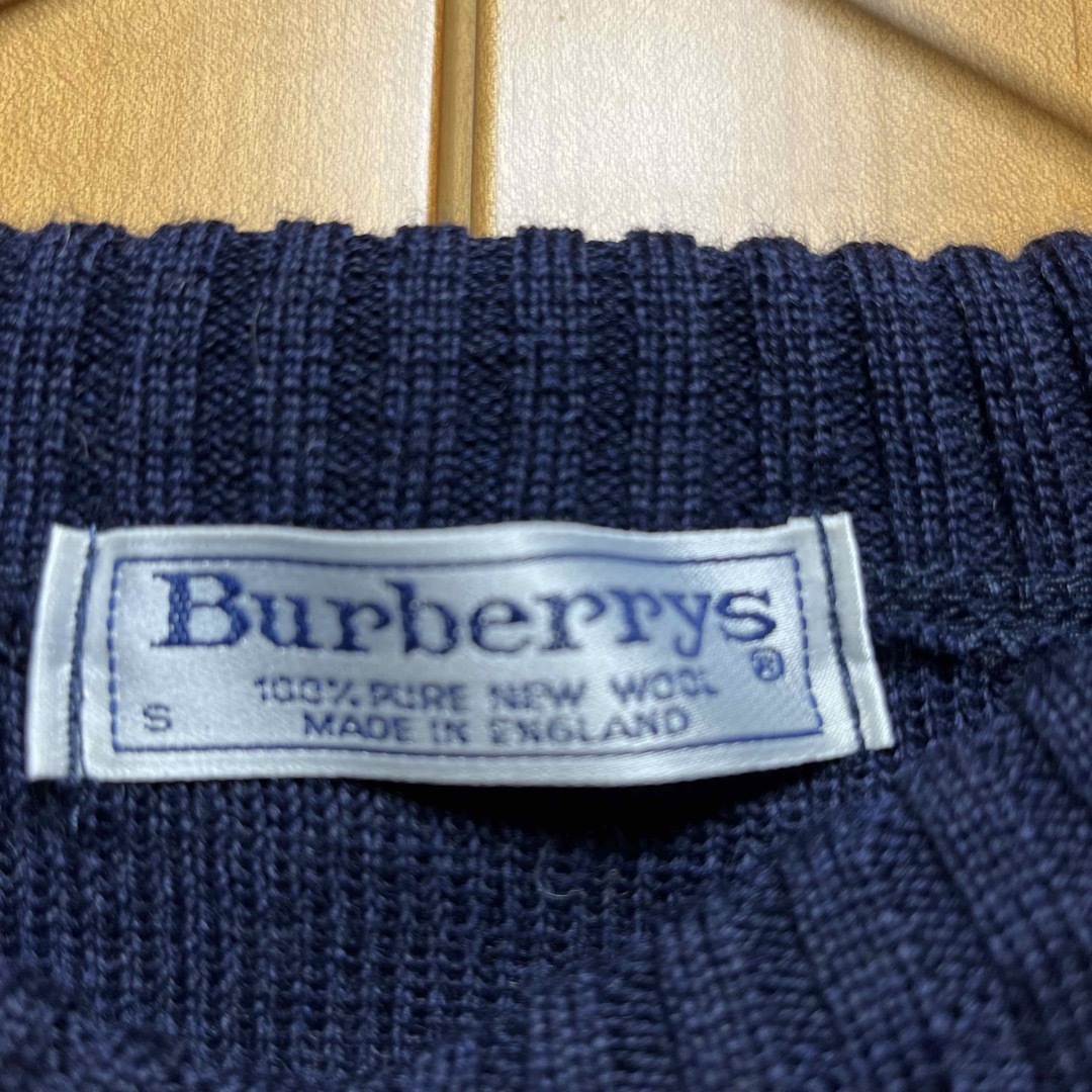 Burberrysニット80’〜90’年代ヴィンテージバーバリーパッチ