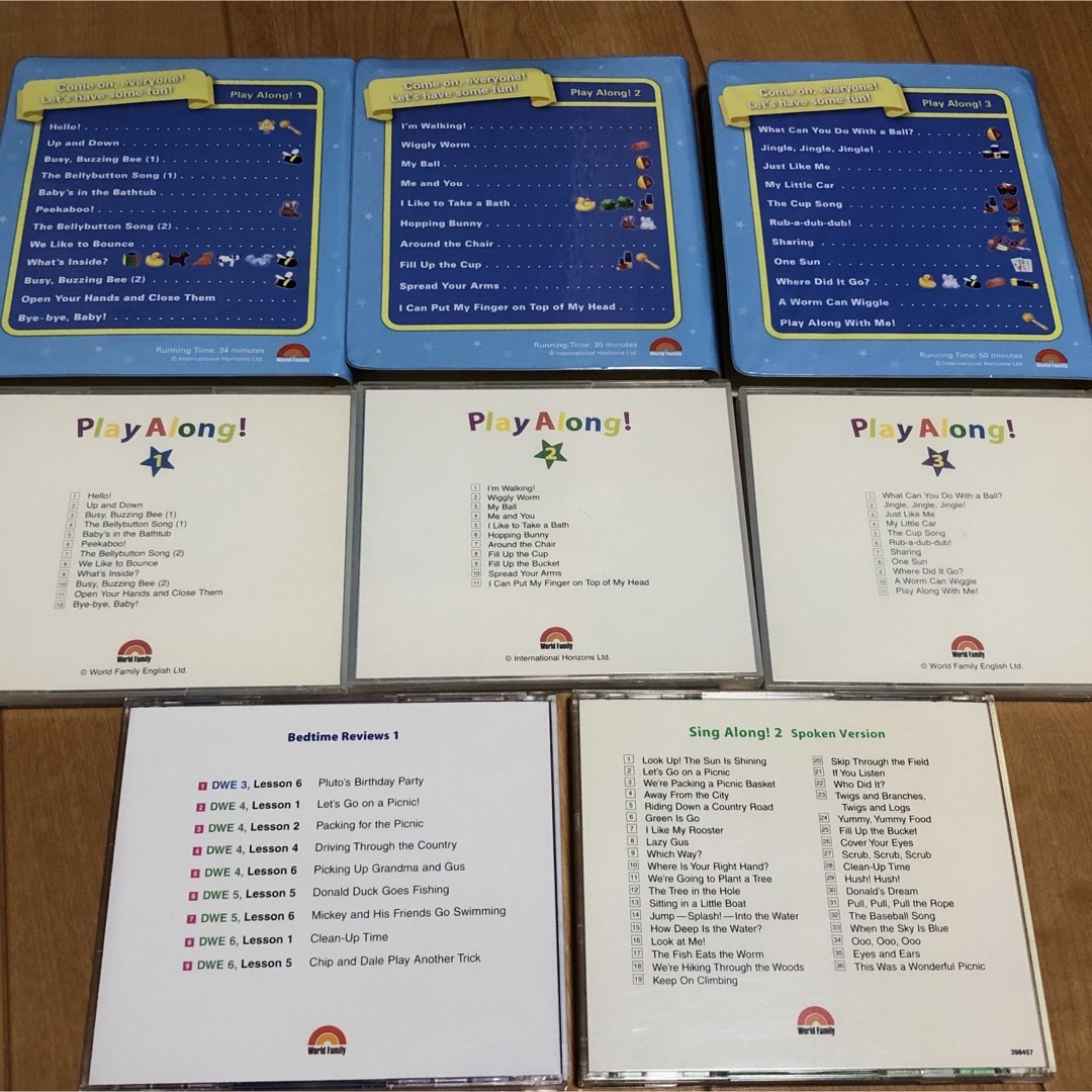 AL完売しました。 dwe ディズニー英語システム プレイアロング dvd