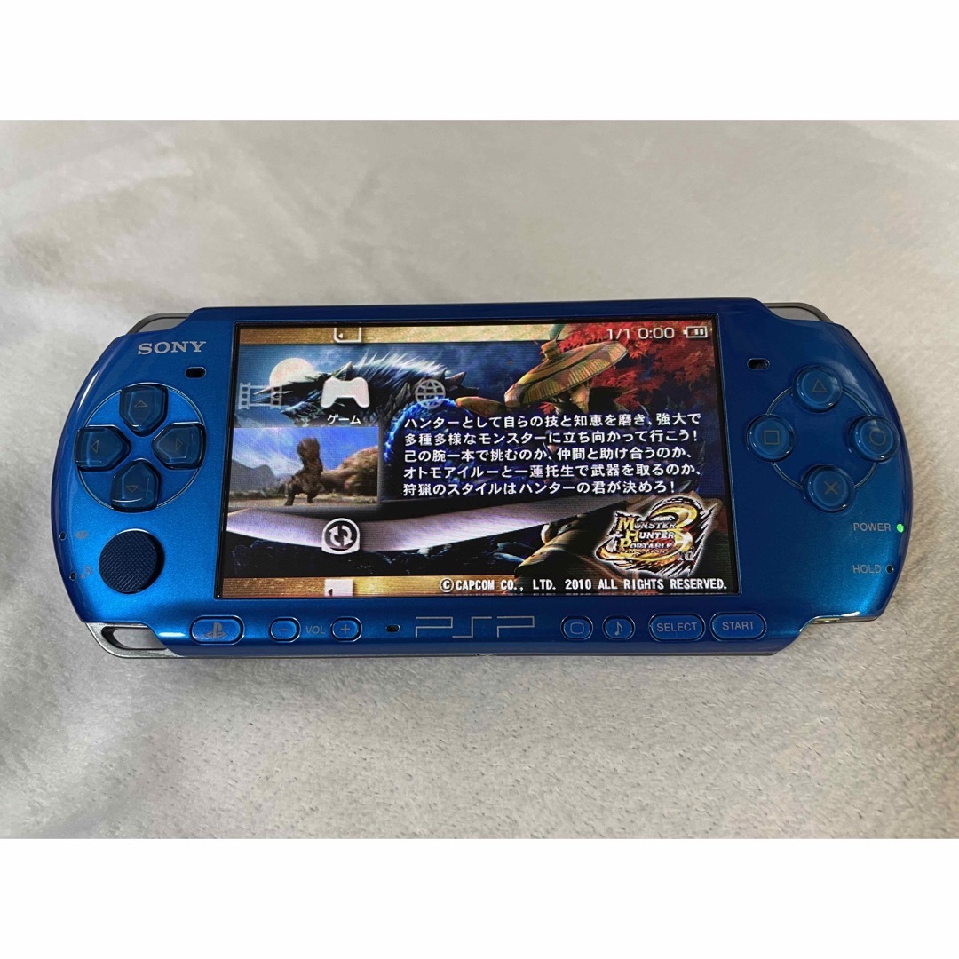 PlayStation Portable - ☆ほぼ新品☆ PSP-3000 バイブラントブルーの