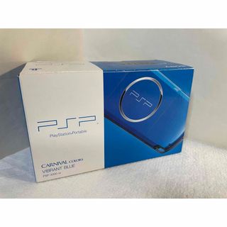 プレイステーションポータブル(PlayStation Portable)の☆ほぼ新品☆ PSP-3000  バイブラントブルー(携帯用ゲーム機本体)