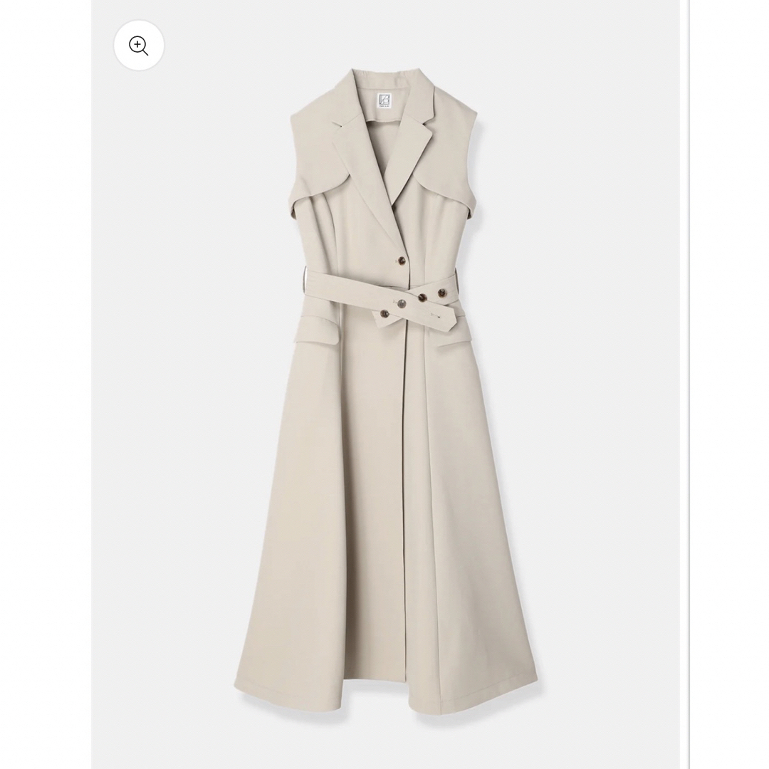 Sleeveless Coat Dress laubeblanc