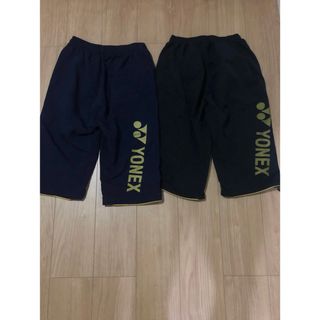 ヨネックス(YONEX)のヨネックス パンツ ズボン テニス ウェア ユニフォーム 七分丈 黒 紺 金(バドミントン)