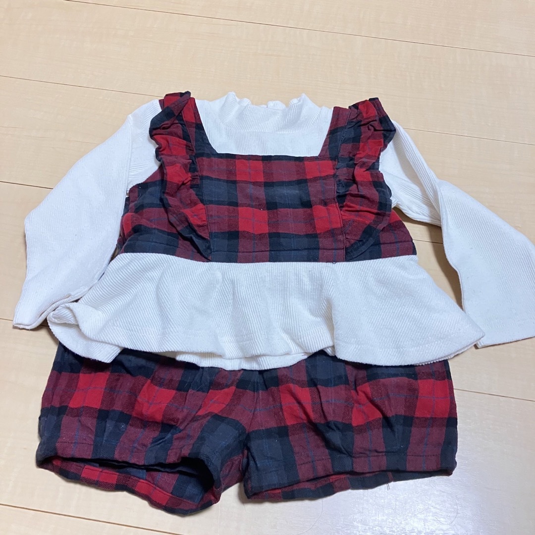 petit main(プティマイン)のプティマイン　セットアップ　サイズ100 キッズ/ベビー/マタニティのキッズ服女の子用(90cm~)(その他)の商品写真