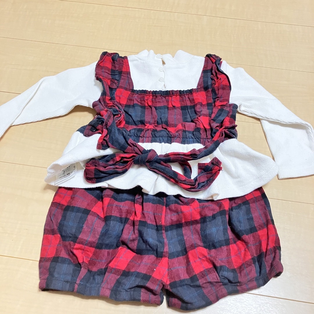 petit main(プティマイン)のプティマイン　セットアップ　サイズ100 キッズ/ベビー/マタニティのキッズ服女の子用(90cm~)(その他)の商品写真