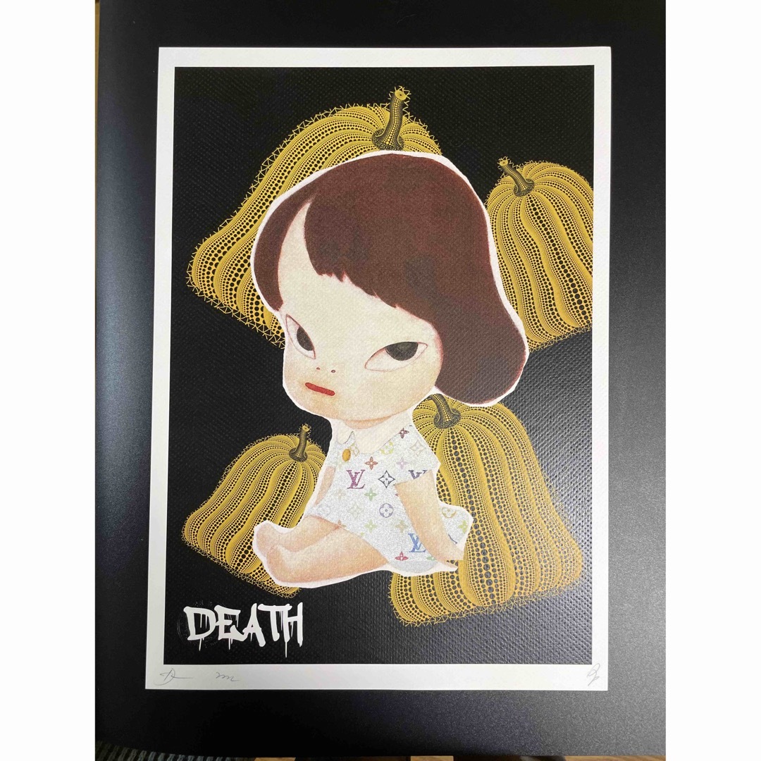 DEATH NYC 世界限定100枚 アートポスター 奈良美智/草間彌生