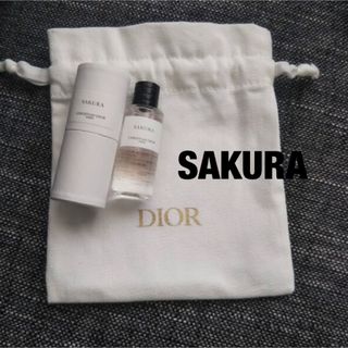 クリスチャンディオール(Christian Dior)のディオール ノベルティ サクラ 7.5ml 巾着(ノベルティグッズ)