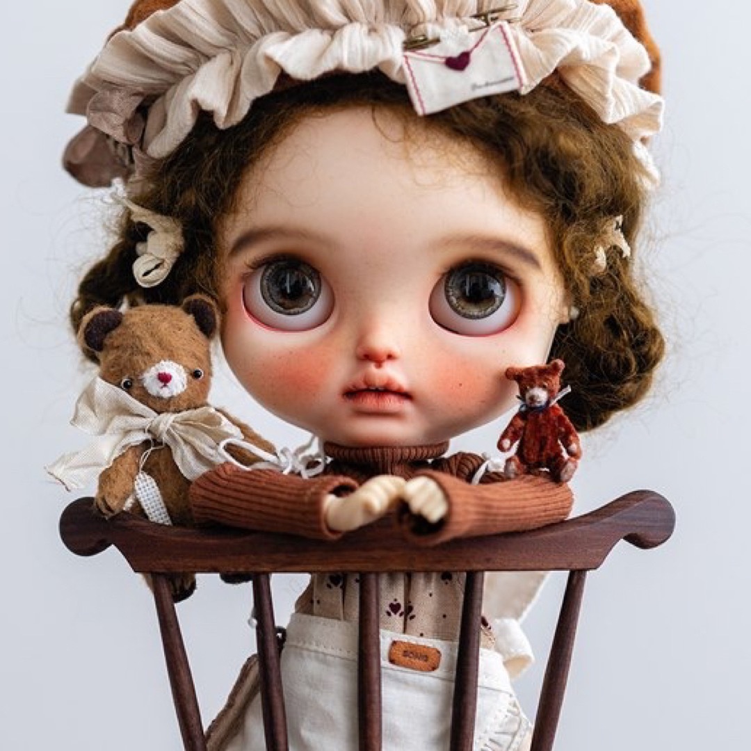 ブライス お洋服 アウトフィット 海外作家製 I Love My Teddy ブライス お洋服 アウトフィット 海外作家製 ガーデンポエム