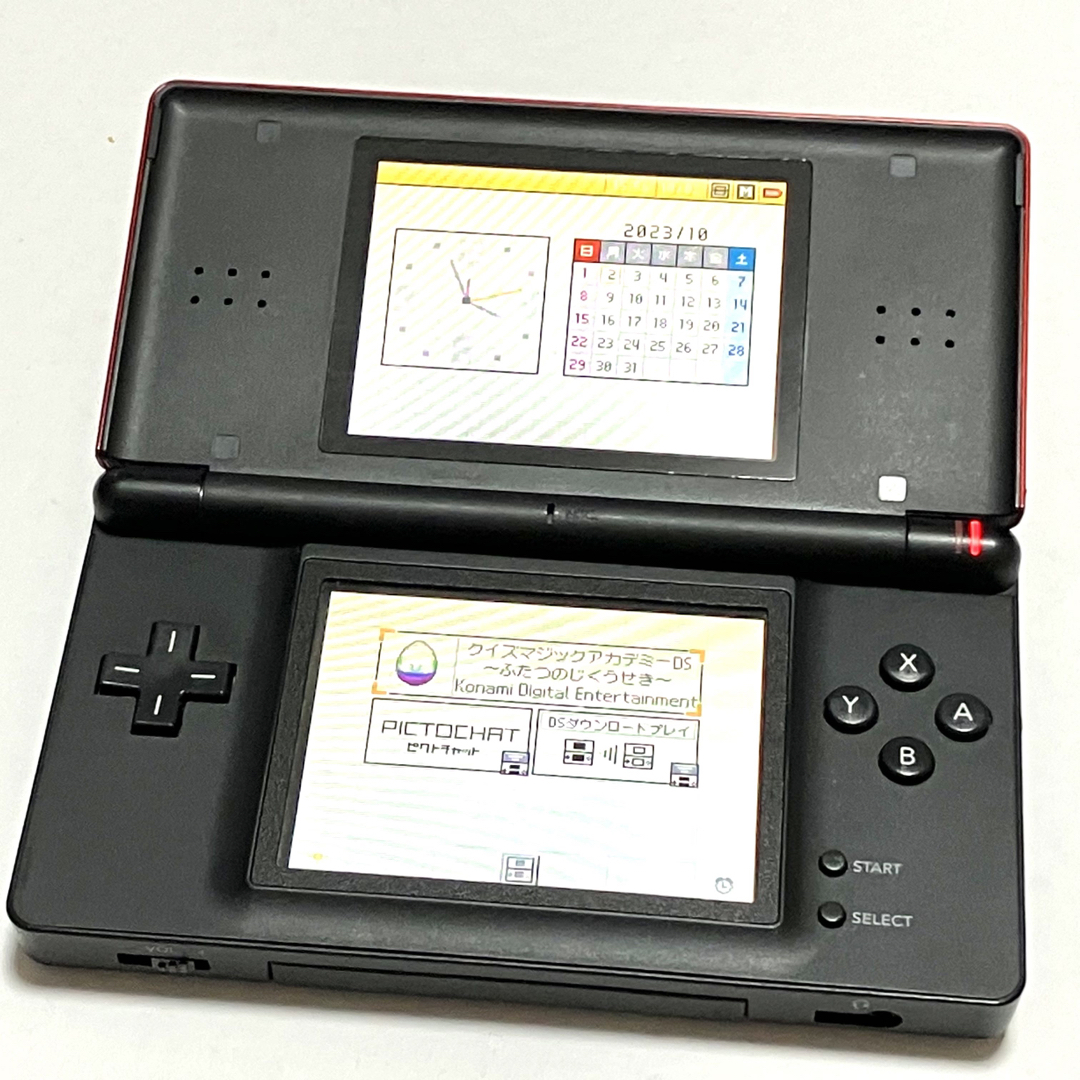 【ソフト付き】ニンテンドーDSlite クリムゾンレッド 本体 充電器付