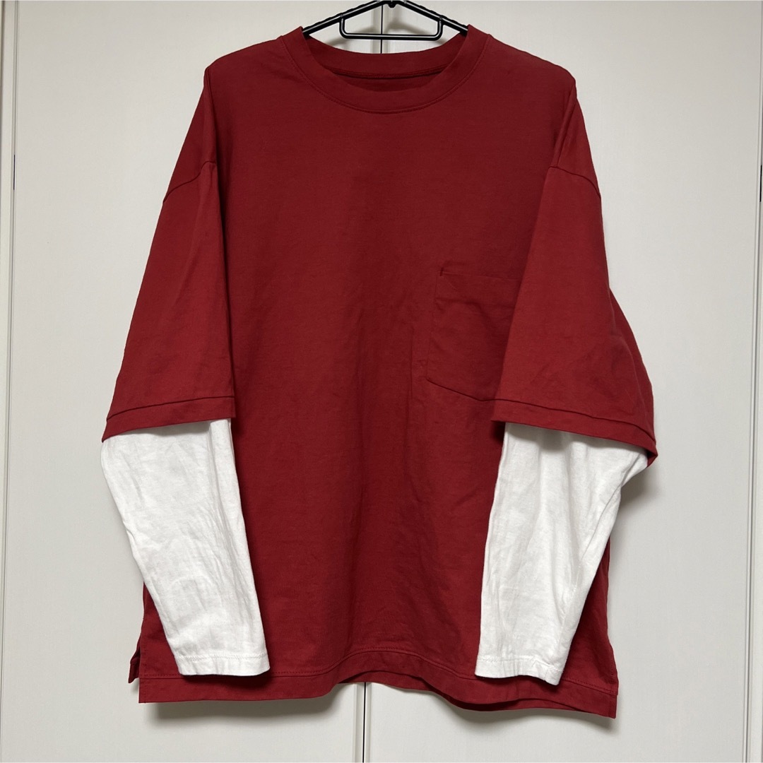 BUKHT(ブフト)のbukht レイヤード Tシャツ ロンT オーバーサイズ ブフト メンズのトップス(Tシャツ/カットソー(七分/長袖))の商品写真