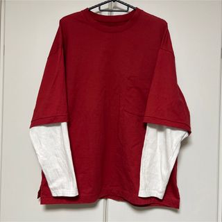 ブフト(BUKHT)のbukht レイヤード Tシャツ ロンT オーバーサイズ ブフト(Tシャツ/カットソー(七分/長袖))