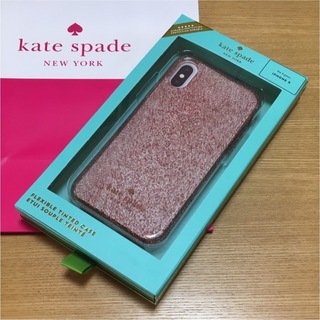 ケイトスペードニューヨーク(kate spade new york)の新品　ケイトスペードニューヨーク　iPhoneケース　ピンク(モバイルケース/カバー)