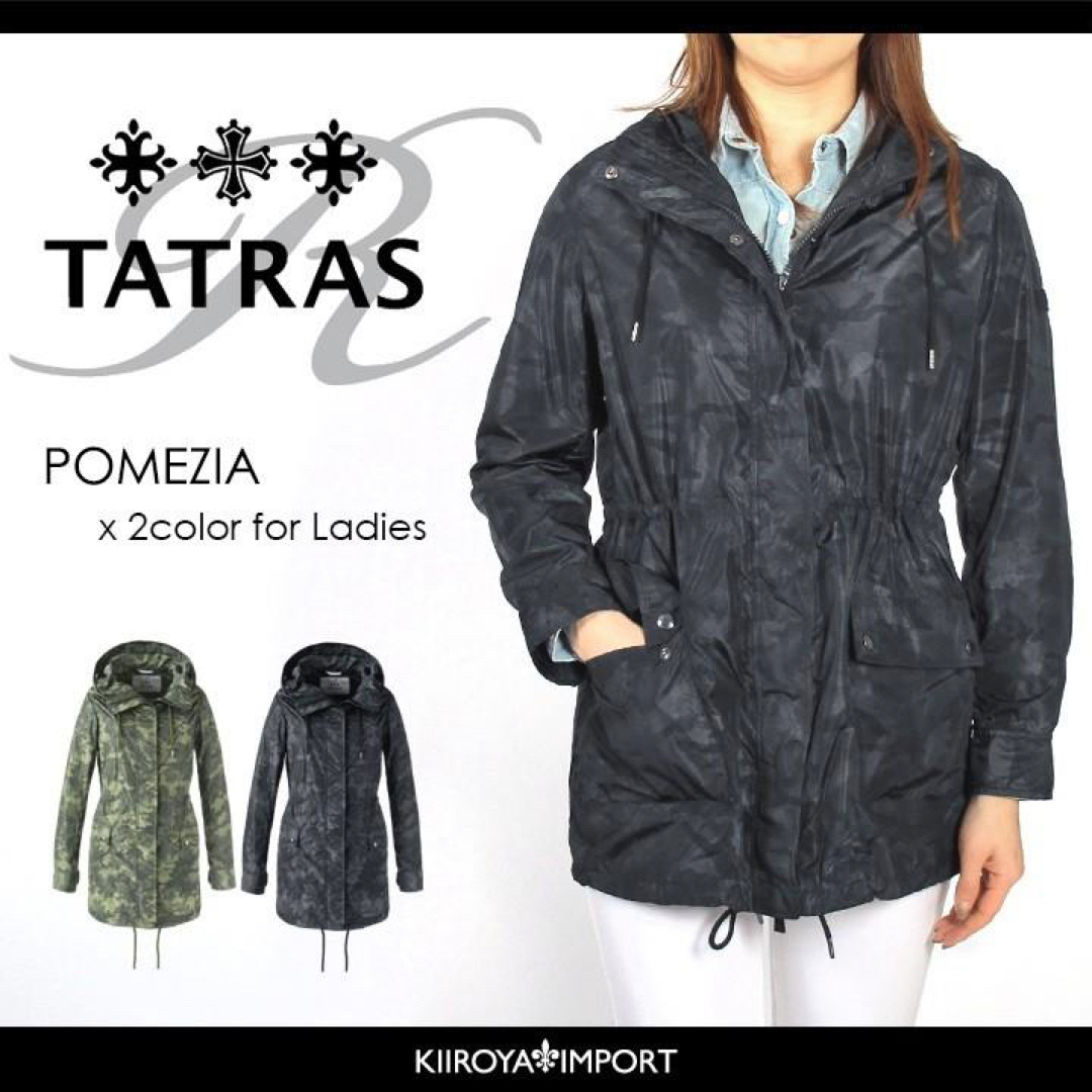 TATRAS(タトラス)のTATRAS タトラス / POMEZIA Rライン ブルゾン ブラック 02 レディースのジャケット/アウター(ブルゾン)の商品写真