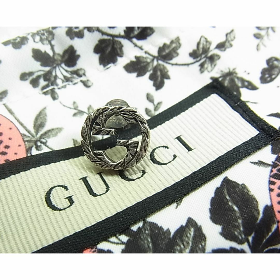 Gucci(グッチ)の★正規 グッチ　GUCCI　 ピアス インターロッキングG 片耳用 SV925  メンズのアクセサリー(ピアス(片耳用))の商品写真