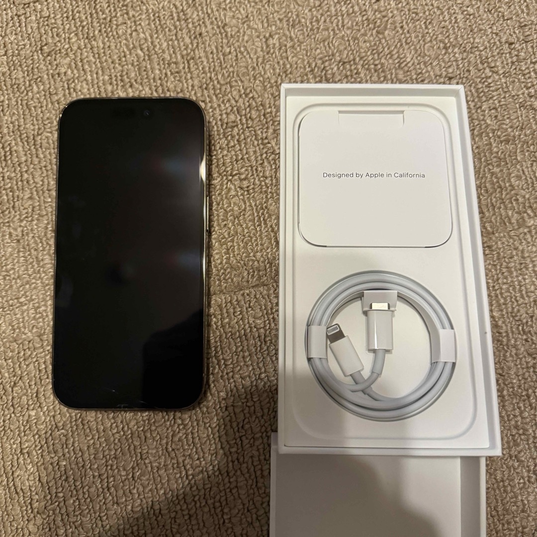 iPhone14pro 256GB ゴールド simフリーモデル