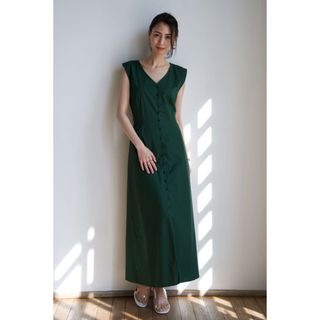 CIEL'AIR BACK CROSS SLEEVELESS DRESS(ロングワンピース/マキシワンピース)