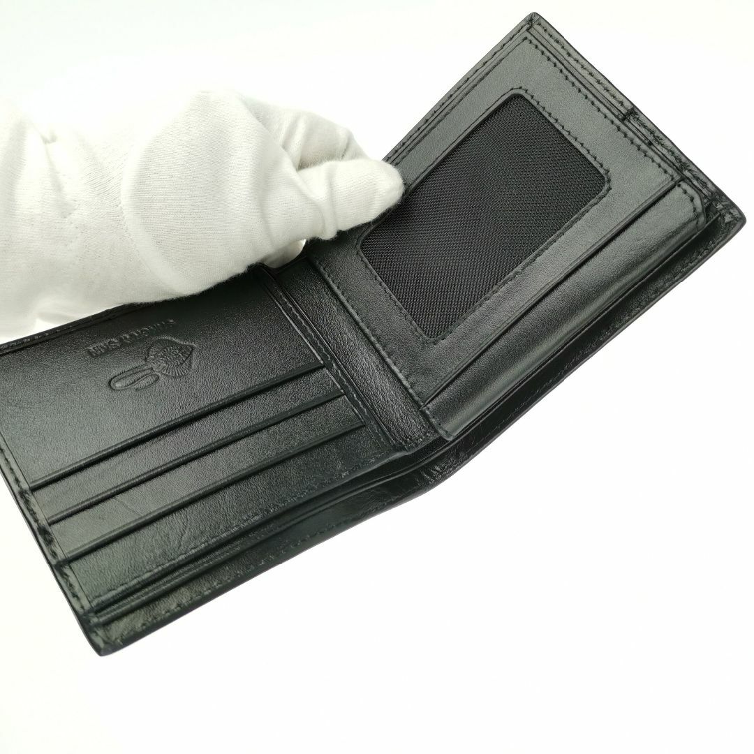 【新品】エイ革　スティングレー二つ折り 財布 メンズのファッション小物(折り財布)の商品写真