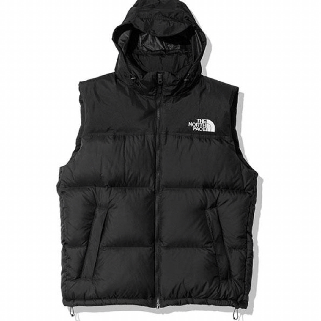 新品訳有THE NORTH FACE ヌプシベストバナディスグレー×メルドグレー