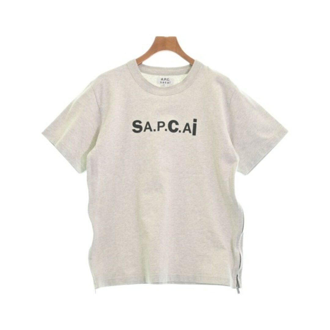 クルーネック袖丈A.P.C. アーペーセー Tシャツ・カットソー L グレー