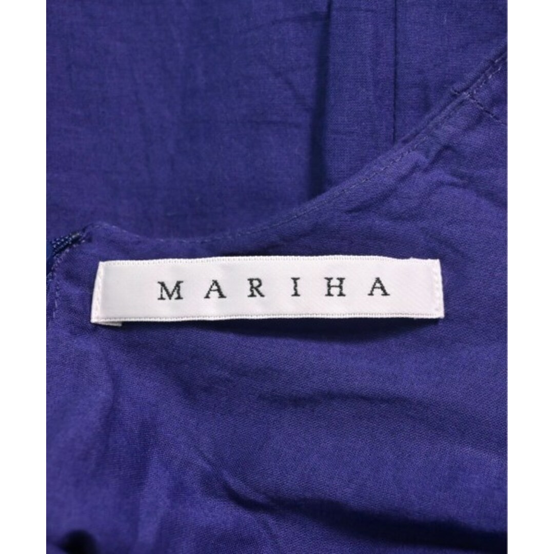 MARIHA マリハ ワンピース F 紺 【古着】【中古】