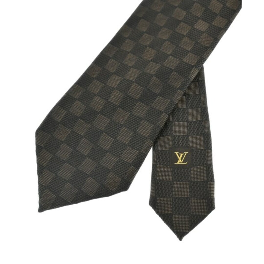 LOUIS VUITTON ルイヴィトン ネクタイ - 茶系(総柄) 【古着】【中古】