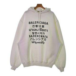 BALENCIAGA バレンシアガ パーカー XS 白 【古着】-