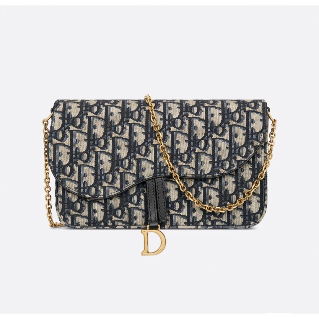 新作 新品 Dior ディオール SADDLE チェーンポーチ オブリーク | フリマアプリ ラクマ