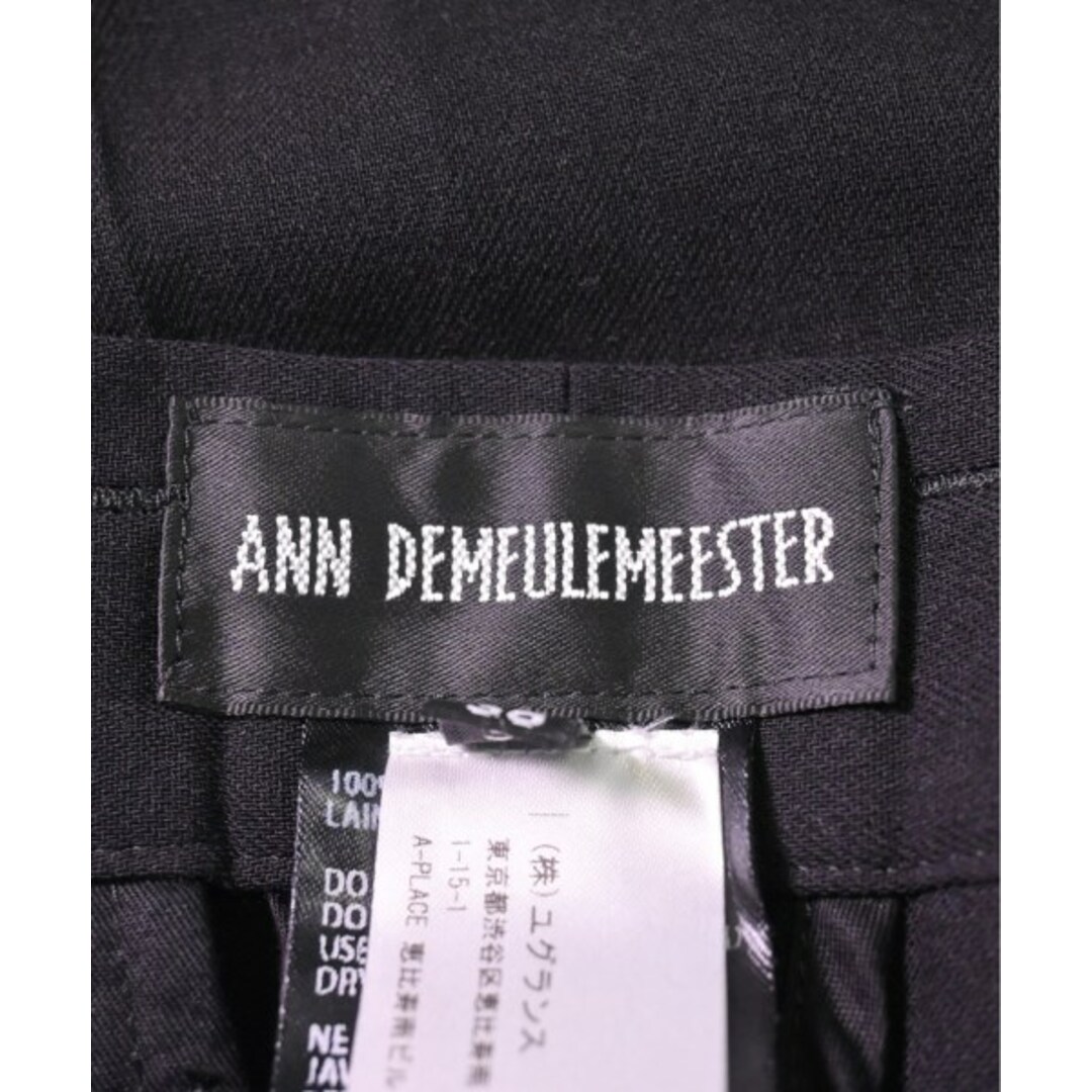 Ann Demeulemeester(アンドゥムルメステール)のANN DEMEULEMEESTER スラックス 38(S位) 黒 【古着】【中古】 メンズのパンツ(スラックス)の商品写真